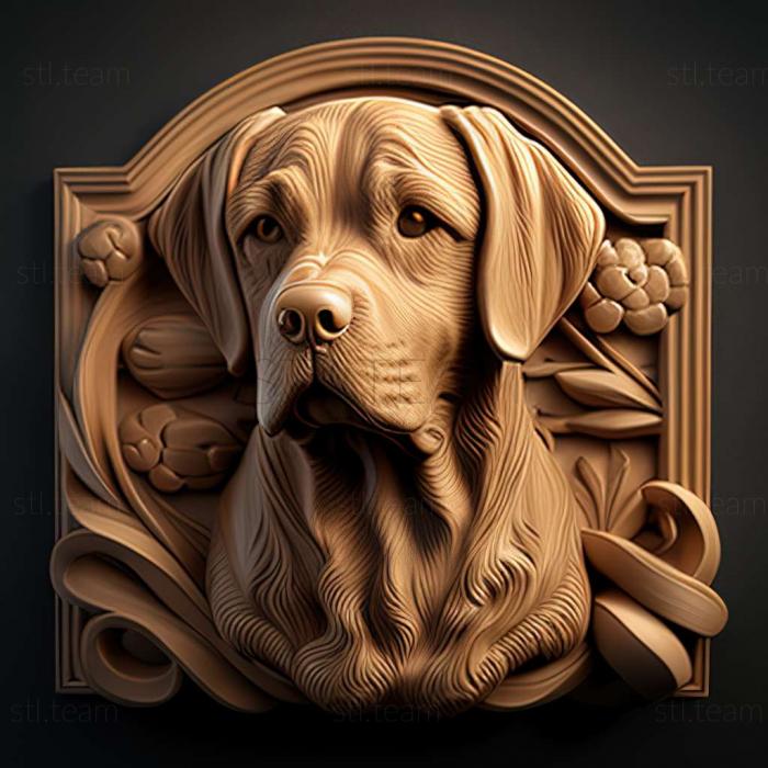 3D модель Пагль собака (STL)